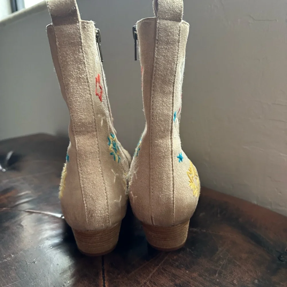 FREE PEOPLE•BOWERS EMBROIDERED WESTERN BOOTS - Sz 39.5 - Picture 4 of 16